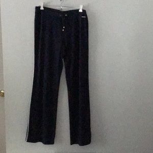 Daisy Fuentes Dark Blue Sweat Pants Medium